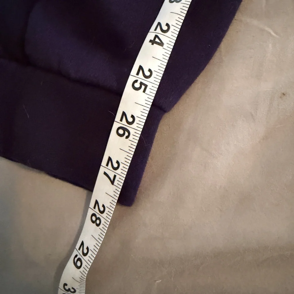Quiksilver jogger sweatpants - navy with gray lettering - size S